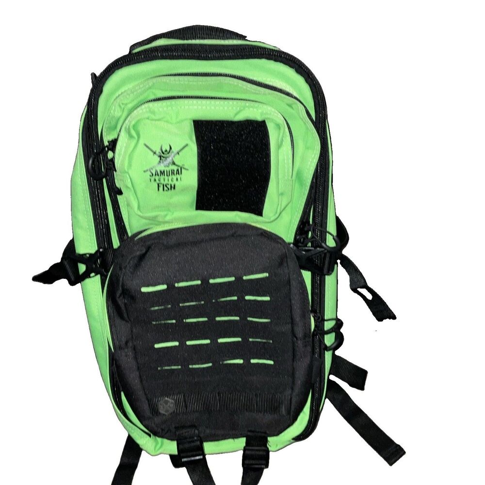 Samurai Tactical Fish Tackle Backpack-Excellent Condition